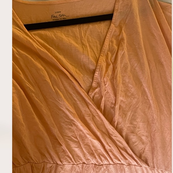 🌻Peplum Peach Boho Peasant Hipster Fairy Hippie Chic Farmhouse Party Blouse - Picture 4 of 4